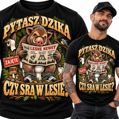 KOSZULKA PYTASZ DZIKA